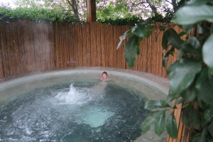 Tracy in the spa