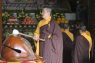 Monks in the temple