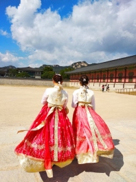 Outside Gyeongbokgung Palace